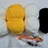 Kit pentru crosetat ,,Albinuta Fericita"/ Set complet de crosetat cu toate materialele necesare incluse