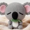 Kit pentru crosetat ,,Ursuletul Koala"/ Set complet de crosetat cu toate materialele necesare incluse