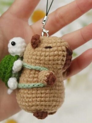 Kit pentru crosetat ,,Capibara"/ Set complet de crosetat cu toate materialele necesare incluse