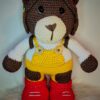 Papusica URSULET, crosetat manual, amigurmi, handmade 100%, aprox. 45 cm