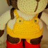 Papusica URSULET, crosetat manual, amigurmi, handmade 100%, aprox. 45 cm