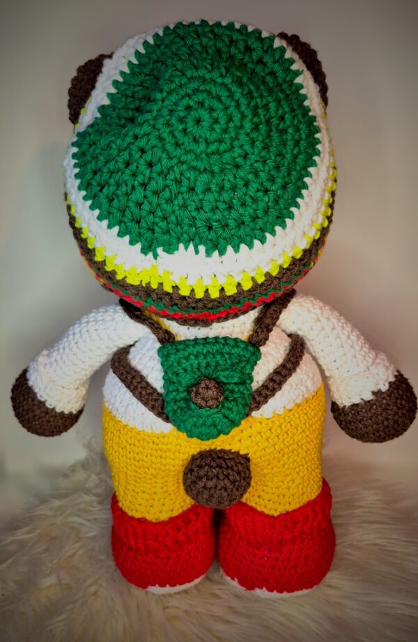 Papusica URSULET, crosetat manual, amigurmi, handmade 100%, aprox. 45 cm