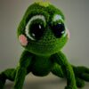 Papusica BROSCUTA VESELA, crosetata manual, amigurmi, handmade 100%, aprox. 28 cm